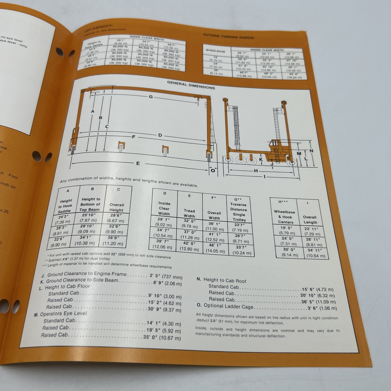 Drott 650 Series B Travelift Dealer&rsquo;s Brochure Tenneco Company
