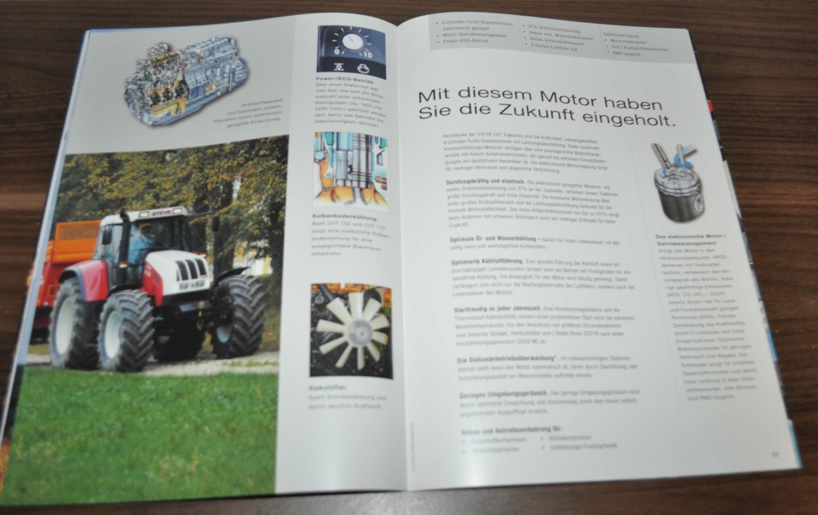 Steyr CVT 120 130 150 170 Tractor Brochure Prospekt