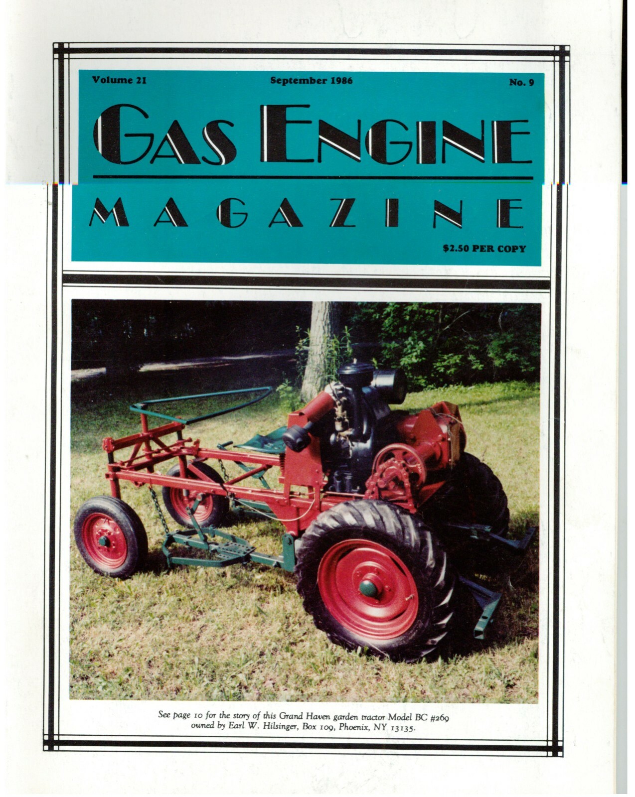 Grand Haven BC Tractor, Case Tractor Serial numbers, Rawleigh Schryer Engine