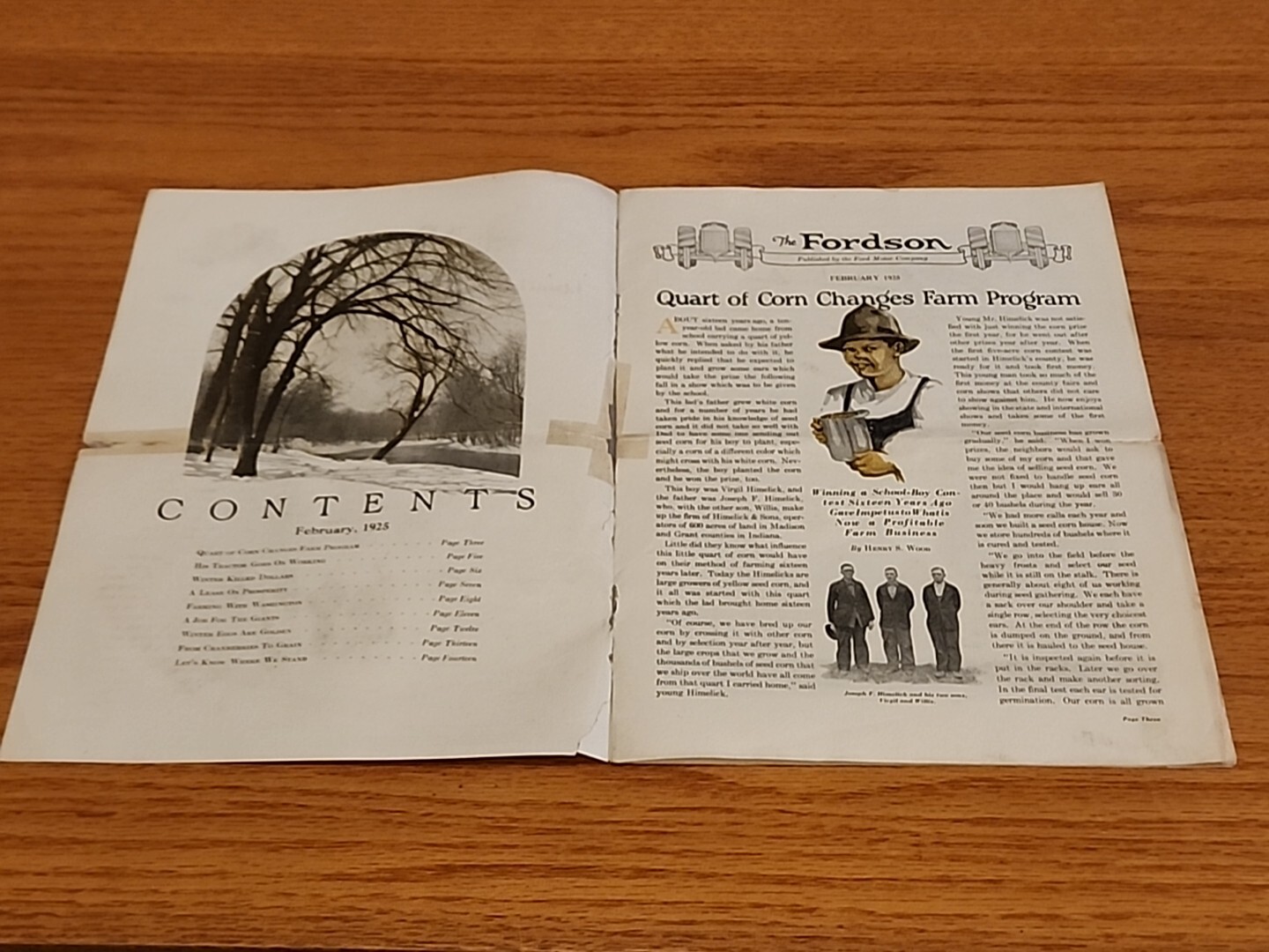 The Fordson Magazine February 1925 Vintage Original