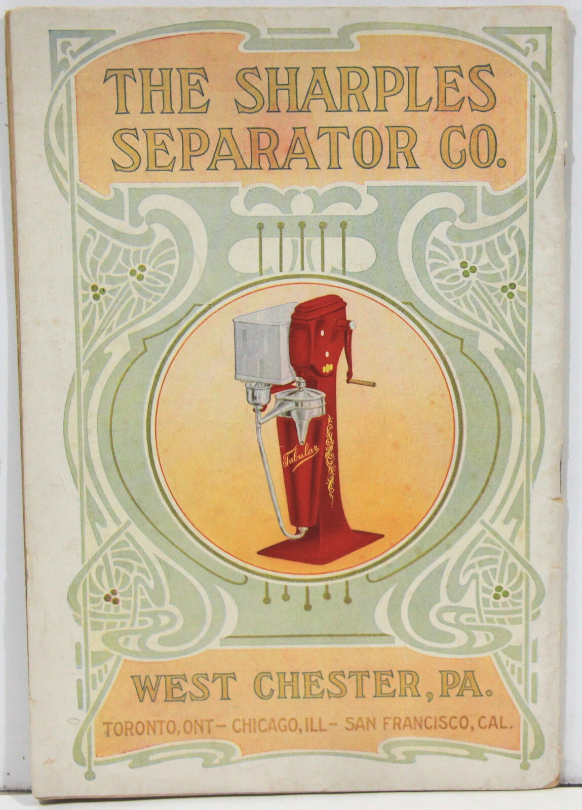 Sharples Cream Separator Choice Selection Old Time Song Book