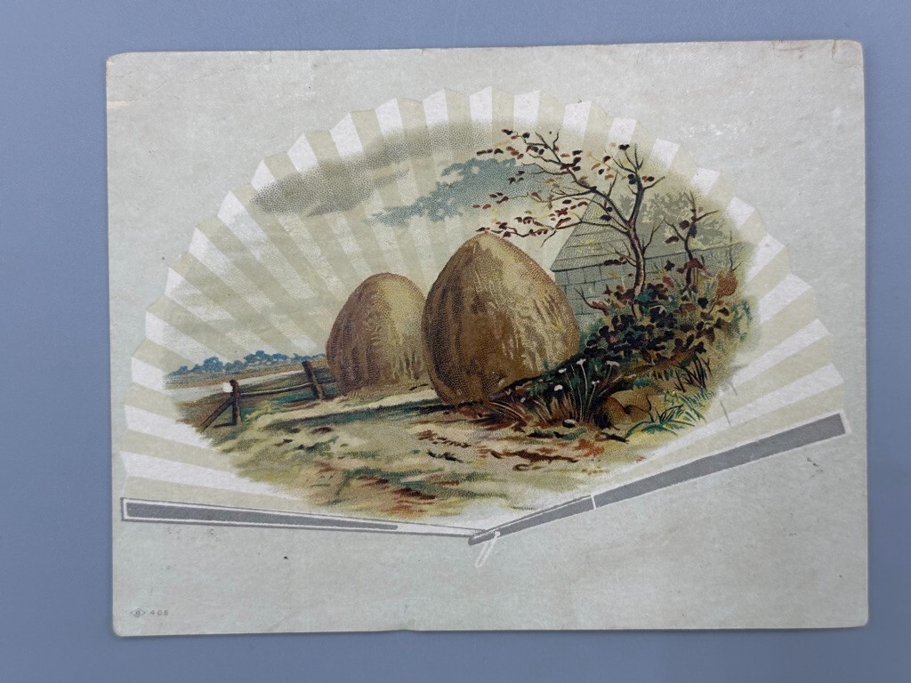 1880s GROTON NY CARRIAGE Co Victorian FARM Advertising Trade Card