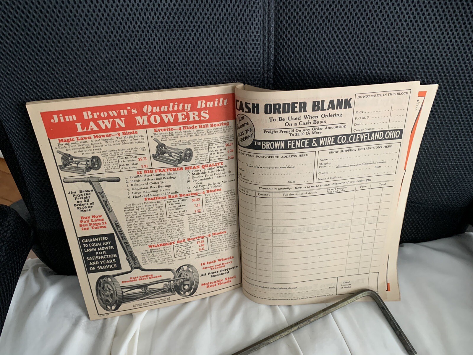 1932 JIM BROWN&rsquo;S FARM CATALOG COMPLETE INTACT EXCELLENT VINTAGE CONDITION