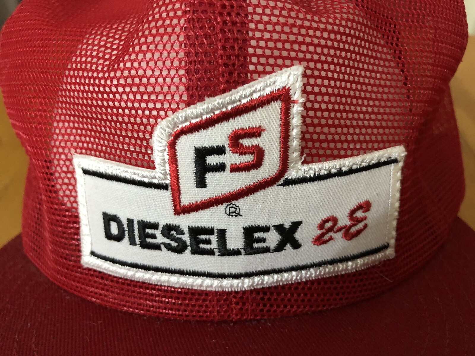Vintage FS Dieselex 2-E Mesh Patch Trucker Hat Snapback Farming Gas & Oil