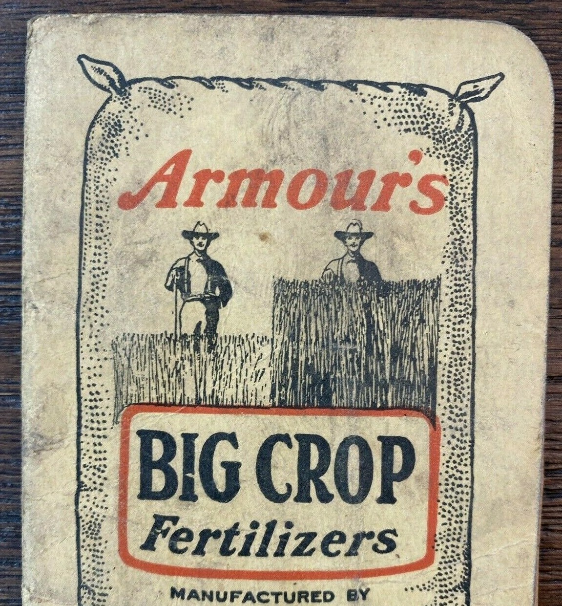 Armours Fertilizers Farmer Pocket Memo Book Reference Calendars Used 1918 1921