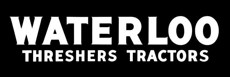 Waterloo Threshers & Tractors, ONTARIO CANADA NEW Sign: 12×36&Prime; USA Steel XL Size