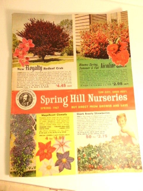 Vintage spring 1967 Spring Hill Nurseries catalog; Tipp City, OH
