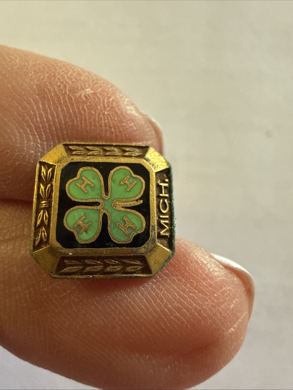 Michigan 4H Old Pin