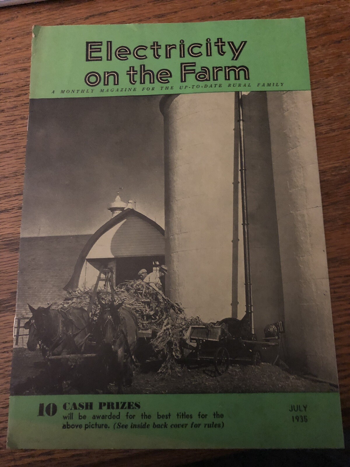 Electricity On The Farm July 1935, Corn Shelling Milk Cooling Water Heating