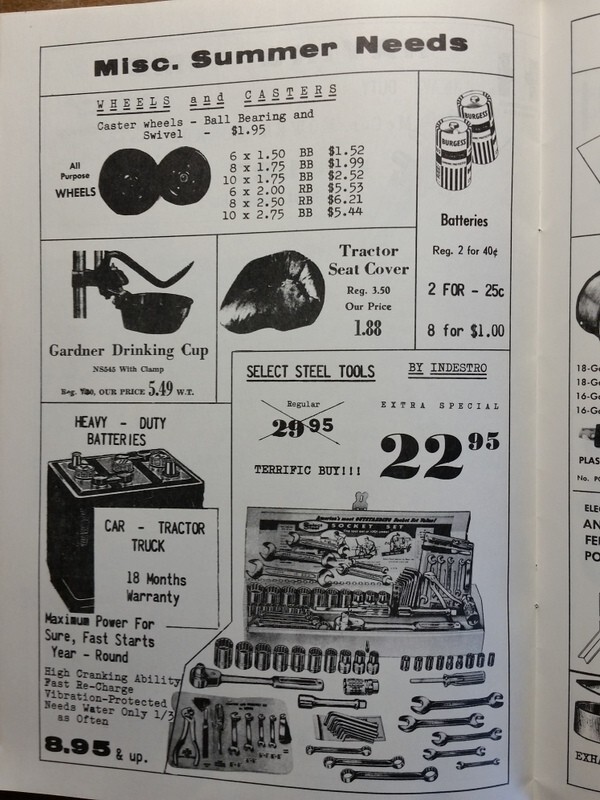 c1950 Page Co IHC Farm Catalog Prairie du Sac WI Implements Parts Tools Etc