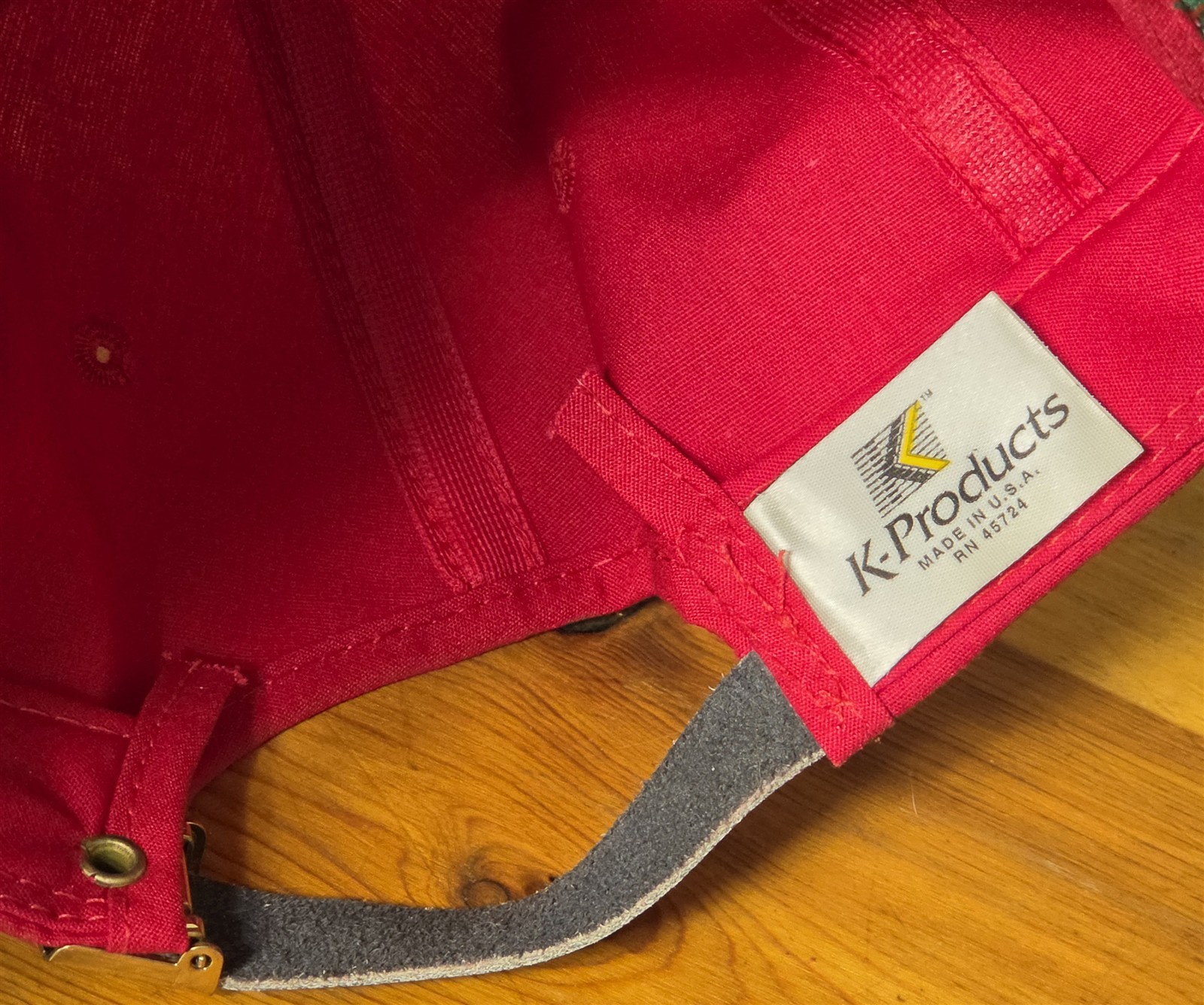 VINTAGE FS THE NATURAL RESOURCE RED MENS HAT CAP K-PRODUCT ADJUSTABLE NEW USA