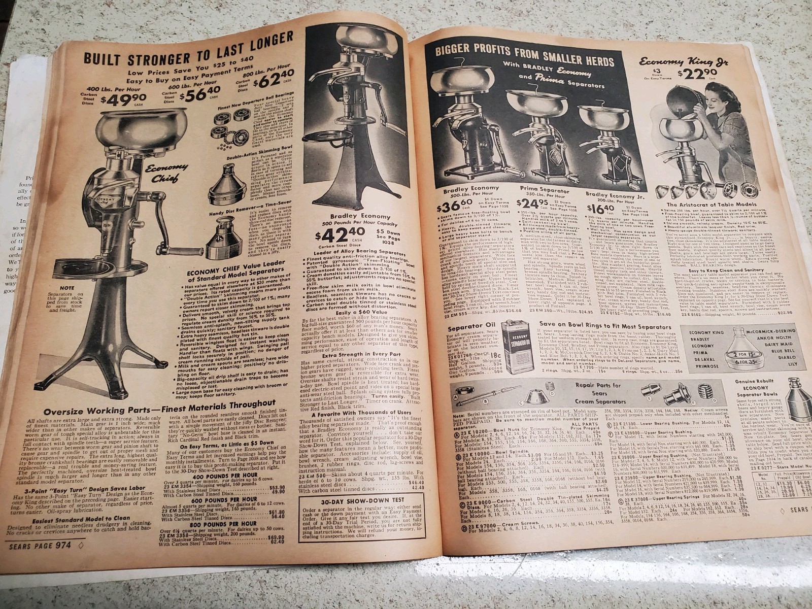 1940 Sears Farm Equipment Catalog, In Step With Progress