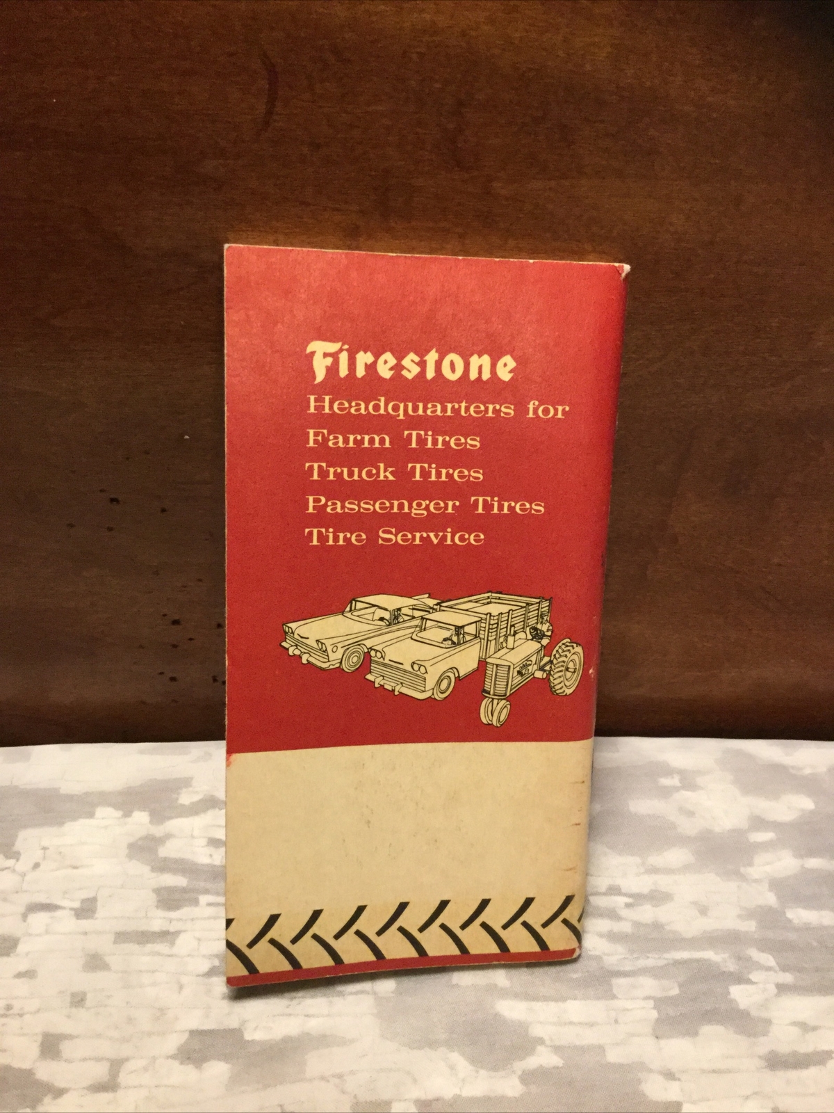 Vintage 1959 Firestone Advertising Farm Notebook W/Helpful Farm Tips-Unused