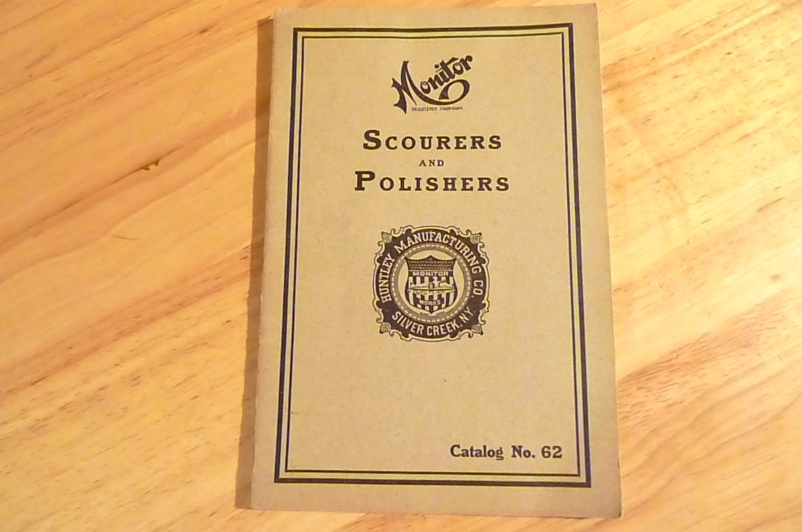Rare Vintage, Monitor Scourers and Polishers Catalog No. 62 122 pages