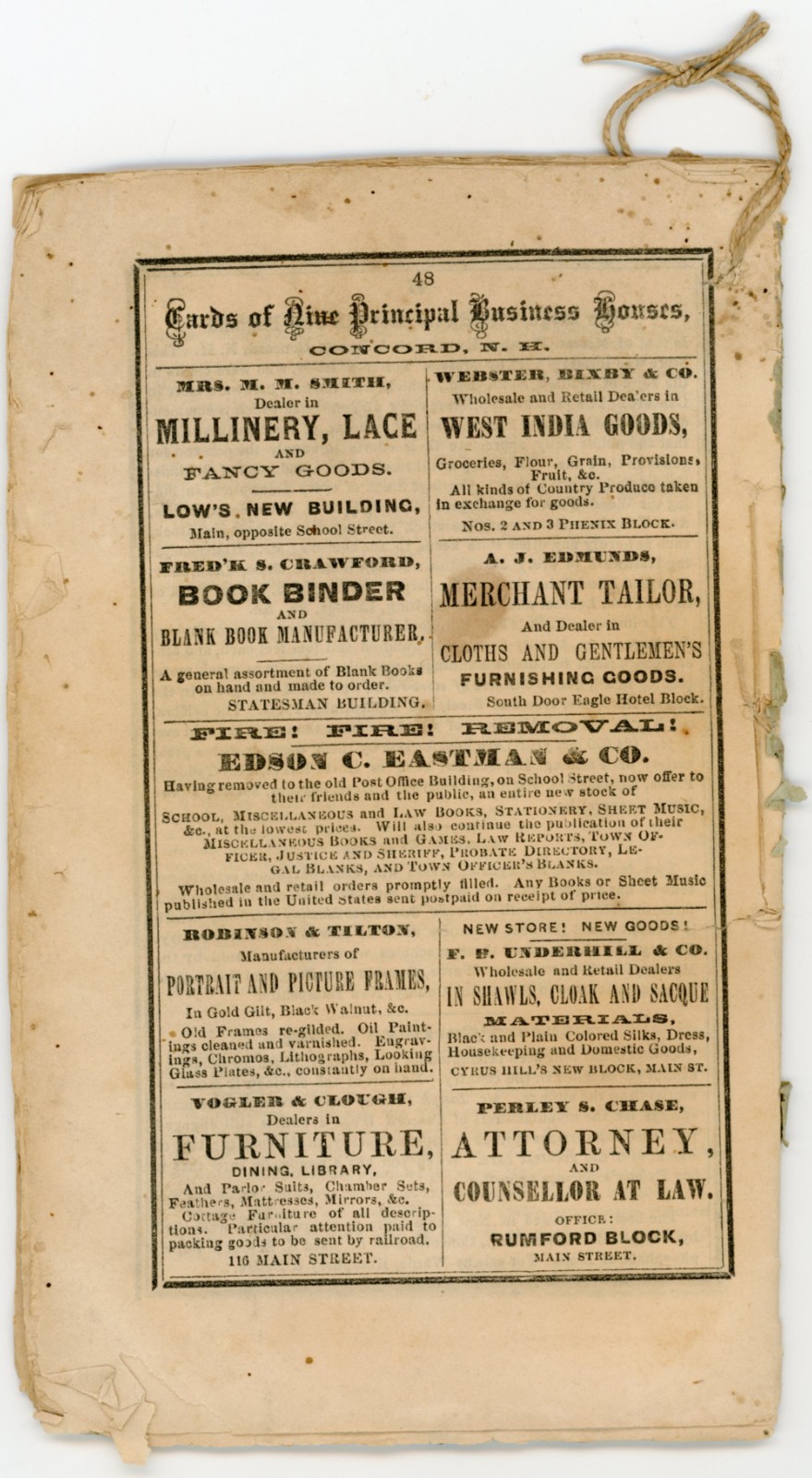 1870 Leavitt&rsquo;s Farmer&rsquo;s Almanack Lee & Shepard
