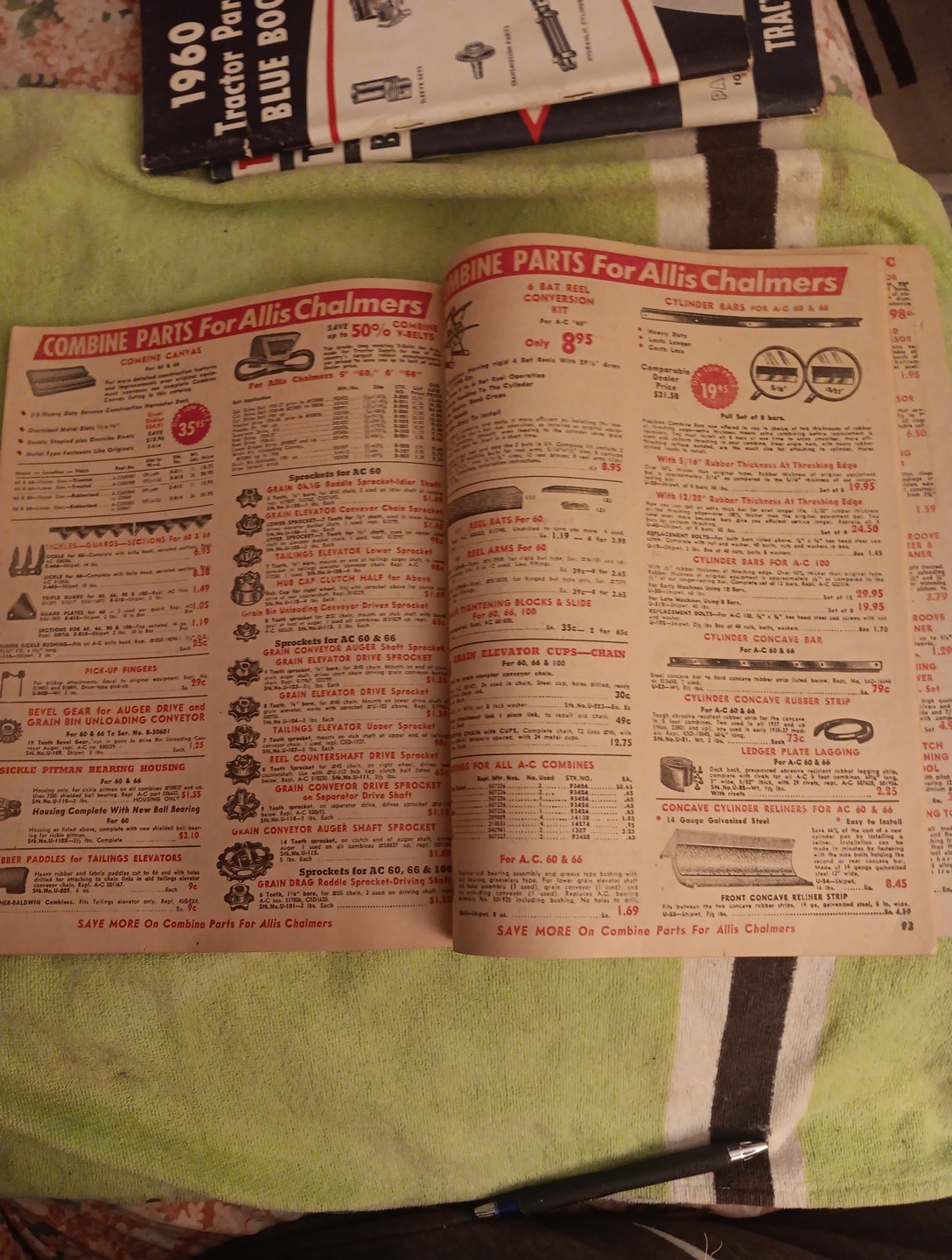 1959 Tractor SUPPLY COMPANY PART GUIDE Blue BOOK Agricultural Machinery Magazine
