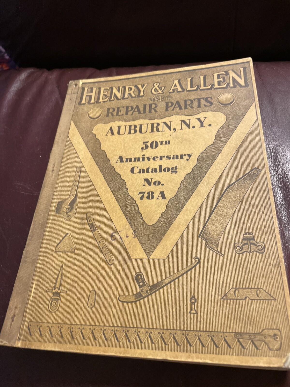 50th Anniversary Henry & Allen Catalog No. 78A Agricultural Machinery Repair 57