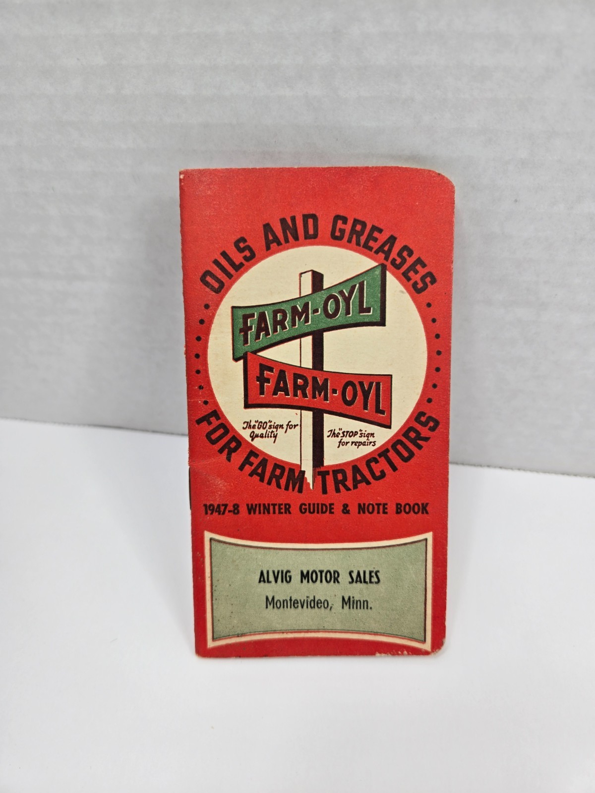 Vintage Farm-Oyl Farm Tractors Unused Notebook – Montevideo, Minn.