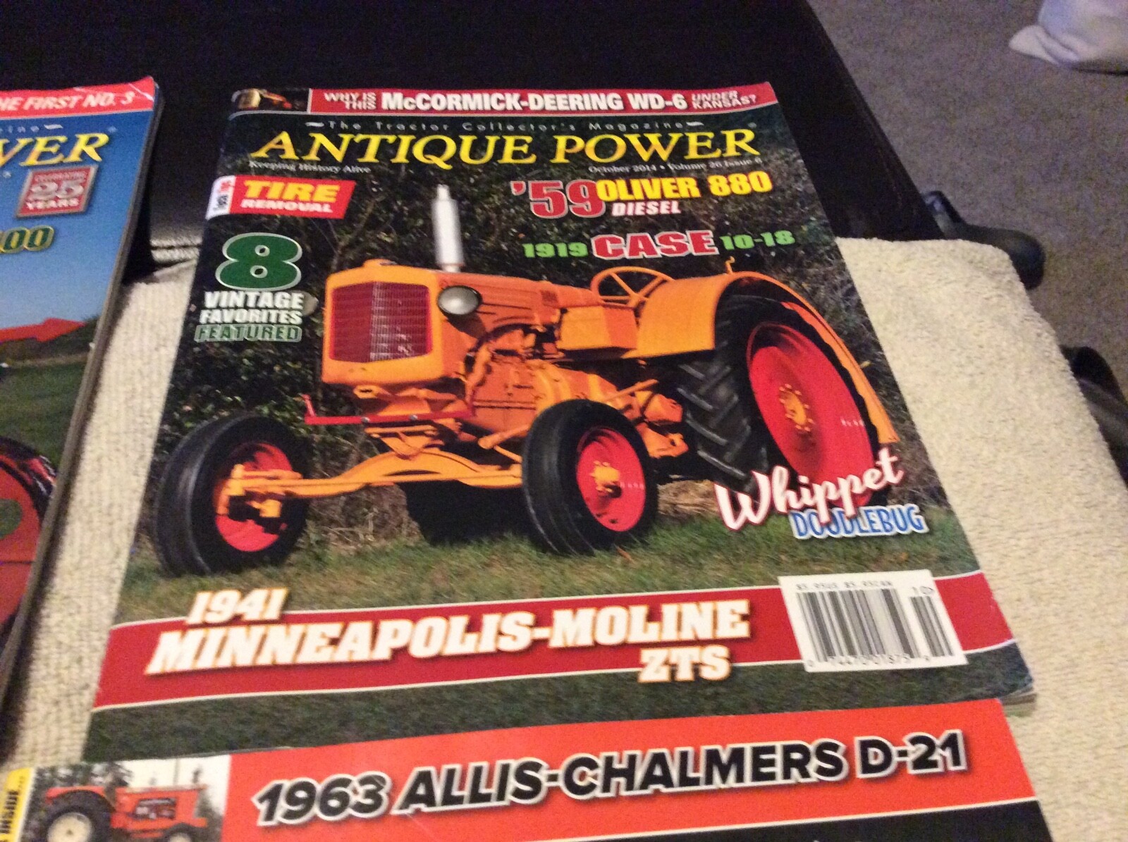 5 copies of Antique Power Magazine and 1 Farm Collector Magazine Tractor Collect