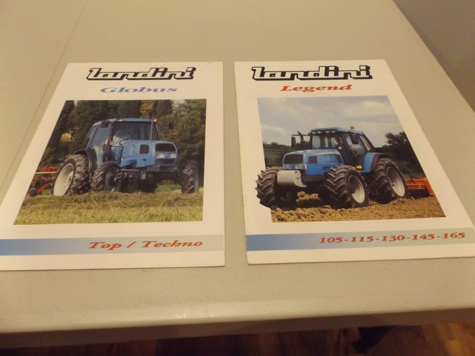 2-pc. LANDINI LEGEND 105-115-130-145-165 11-96, GLOBUS TOP / TECHNO 3/98