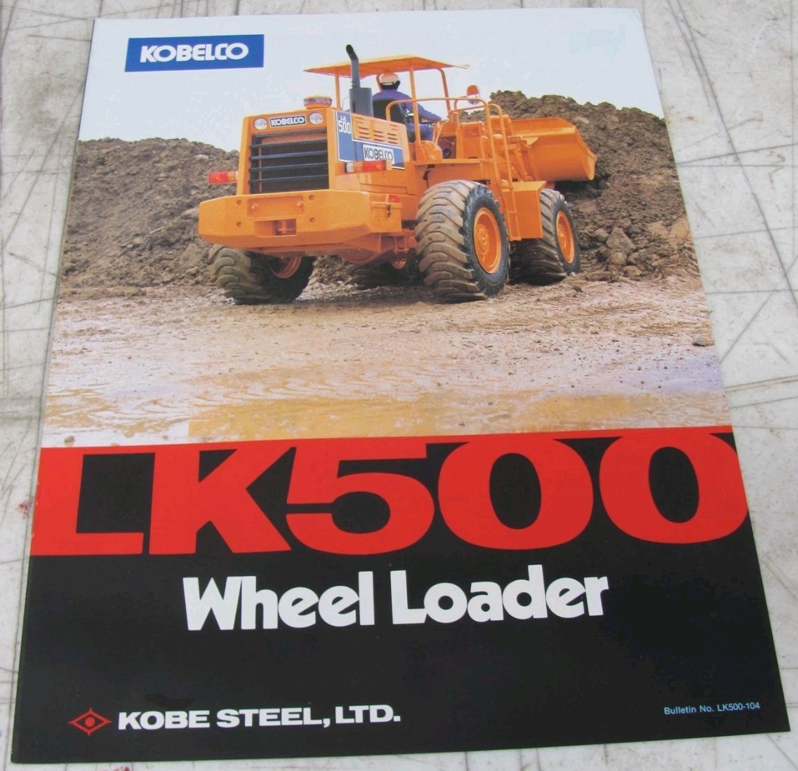 Kobelco LK500 Wheel Loader LK500-104 Sales Brochure 84093500 (F)
