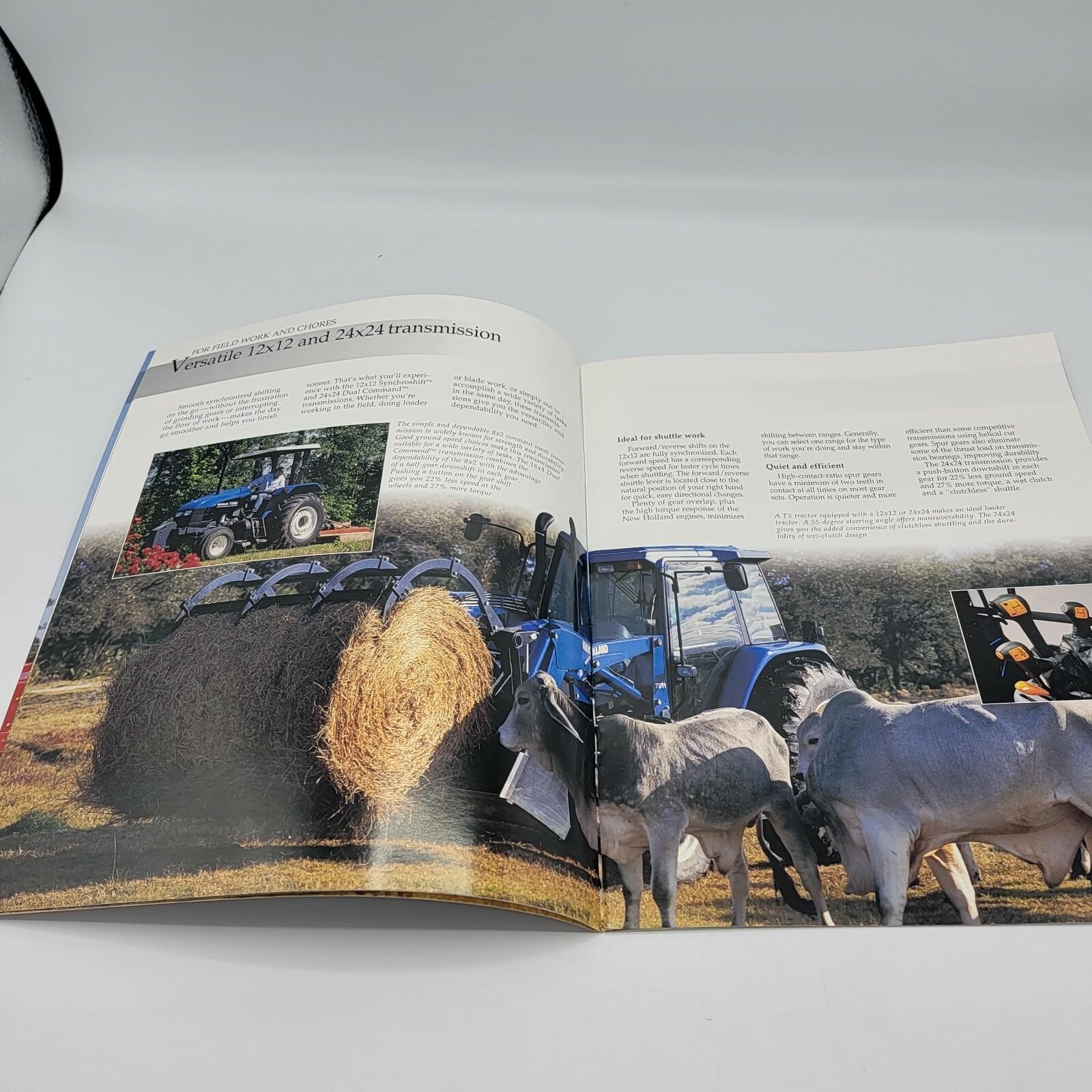 New Holland TS Tractors 70 to 90 PTO hp Brochure Flyer