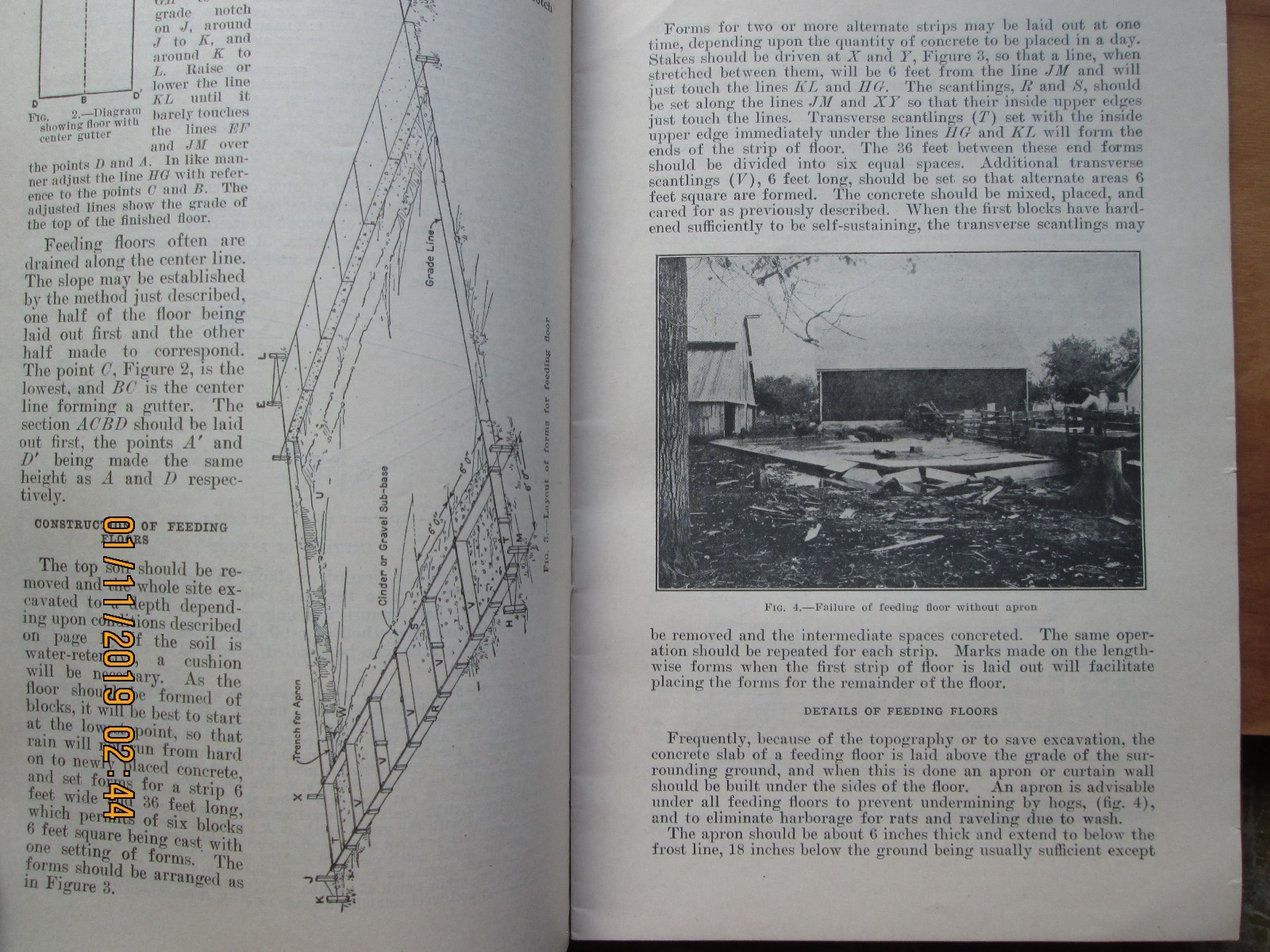 US Department of Agriculture Farmers Bulletin Small concrete construction 1933
