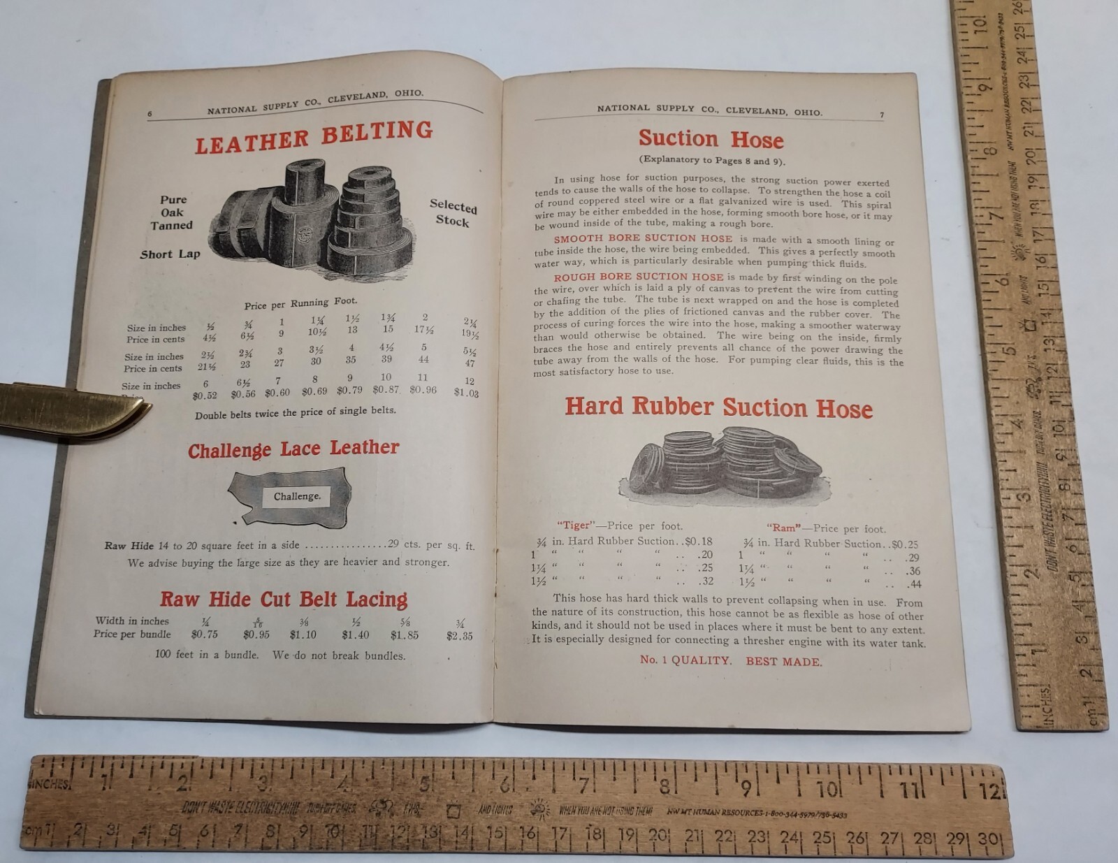 NATIONAL SUPPLY CO – Thresher and Mill Supplies – CATALOGUE No 72 -listing #7369