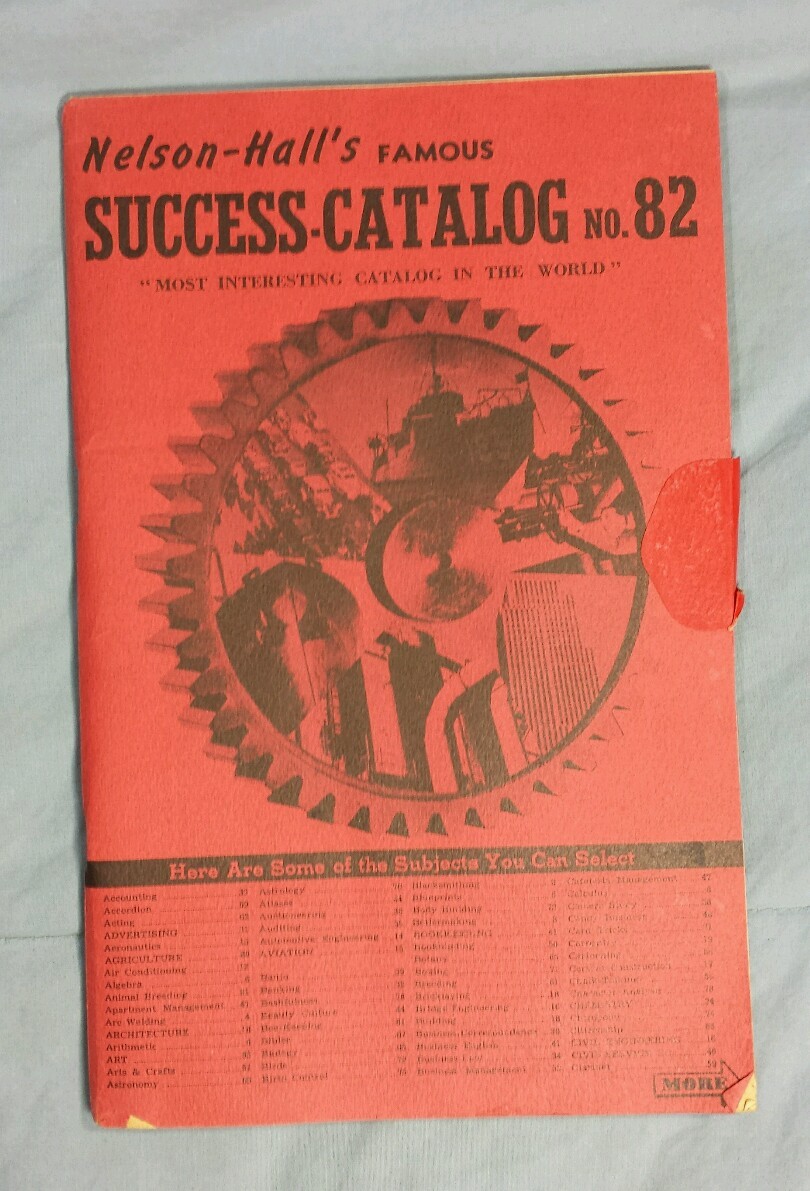 Vintage NELSON HALLS FAMOUS SUCCESS CATALOG Book Booklet NO 82 DATED 1942