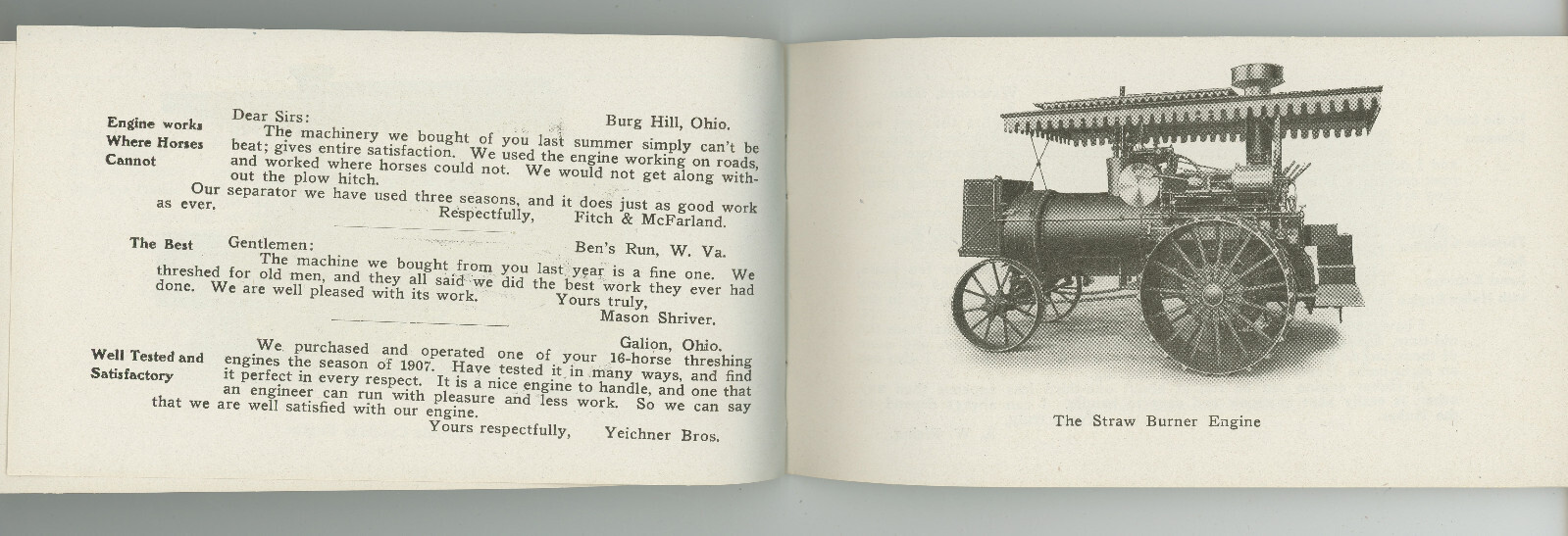 Early 1900&rsquo;s Huber Farm Thresher 20 Page Machinery Pamphlet