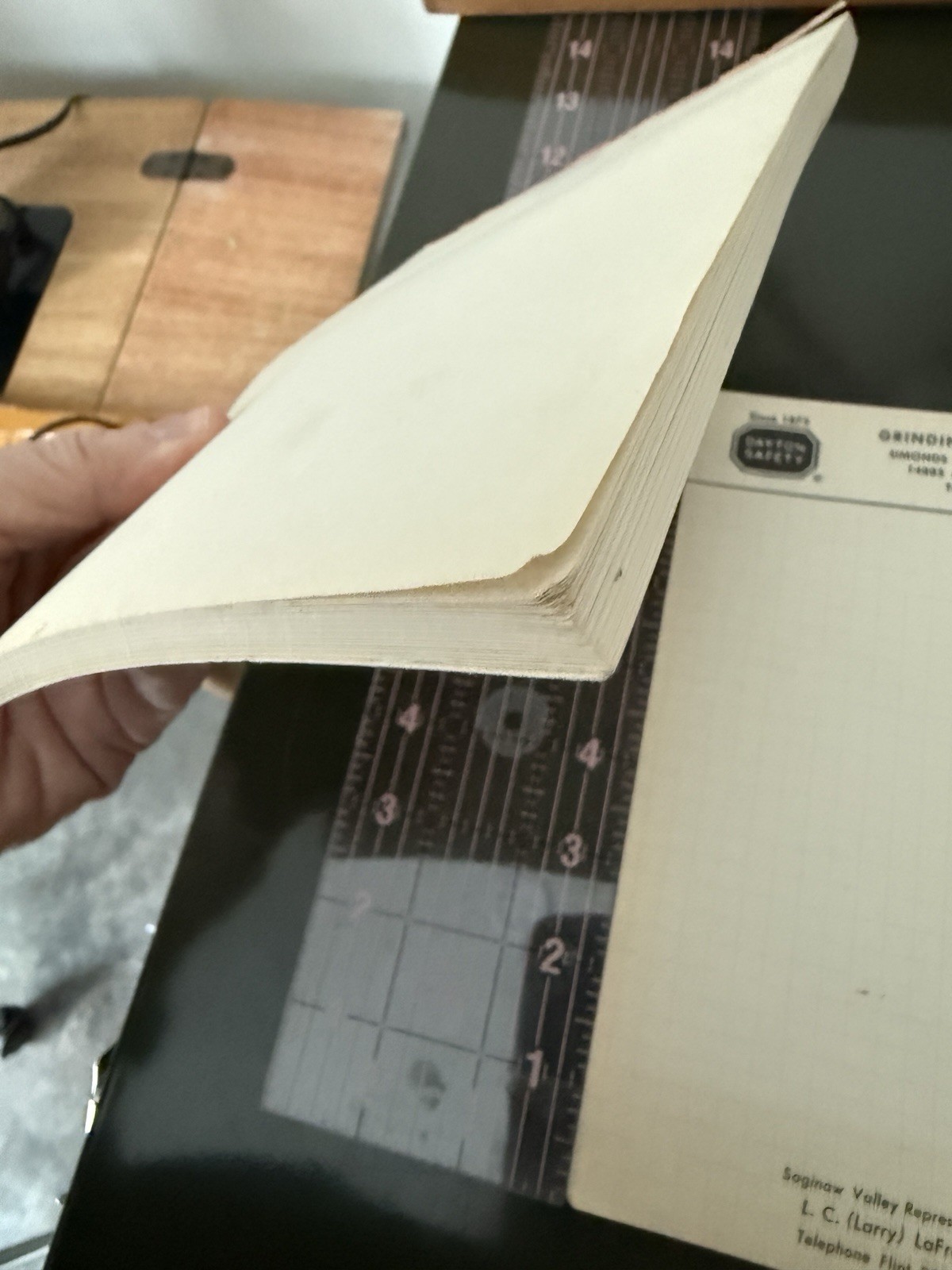 VTG Detroit Industrial Memo Pads Lot Dayton Safety Grinding Wheel & Write It NOS