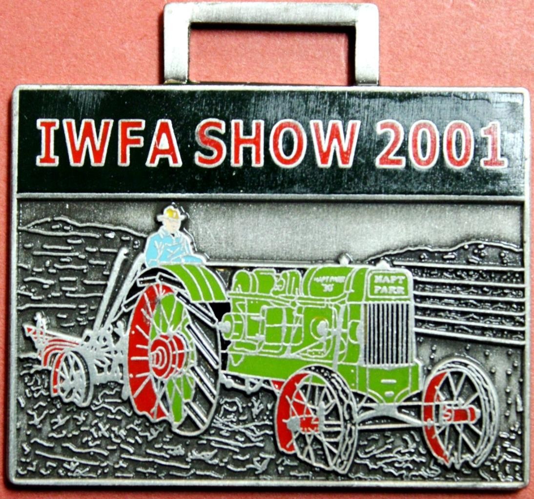 Hart Parr Tractors 2001 IWFA Watch Fob Slf1A1-16