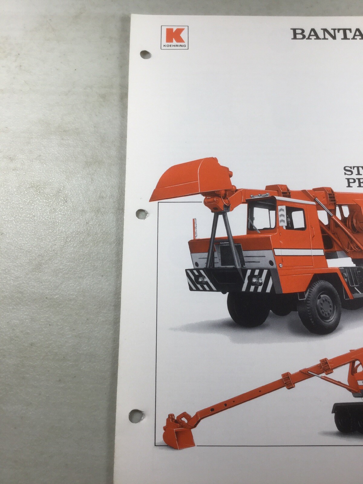 Bantam, Koehring T-744 Teleskoop Sales Brochure, Literature