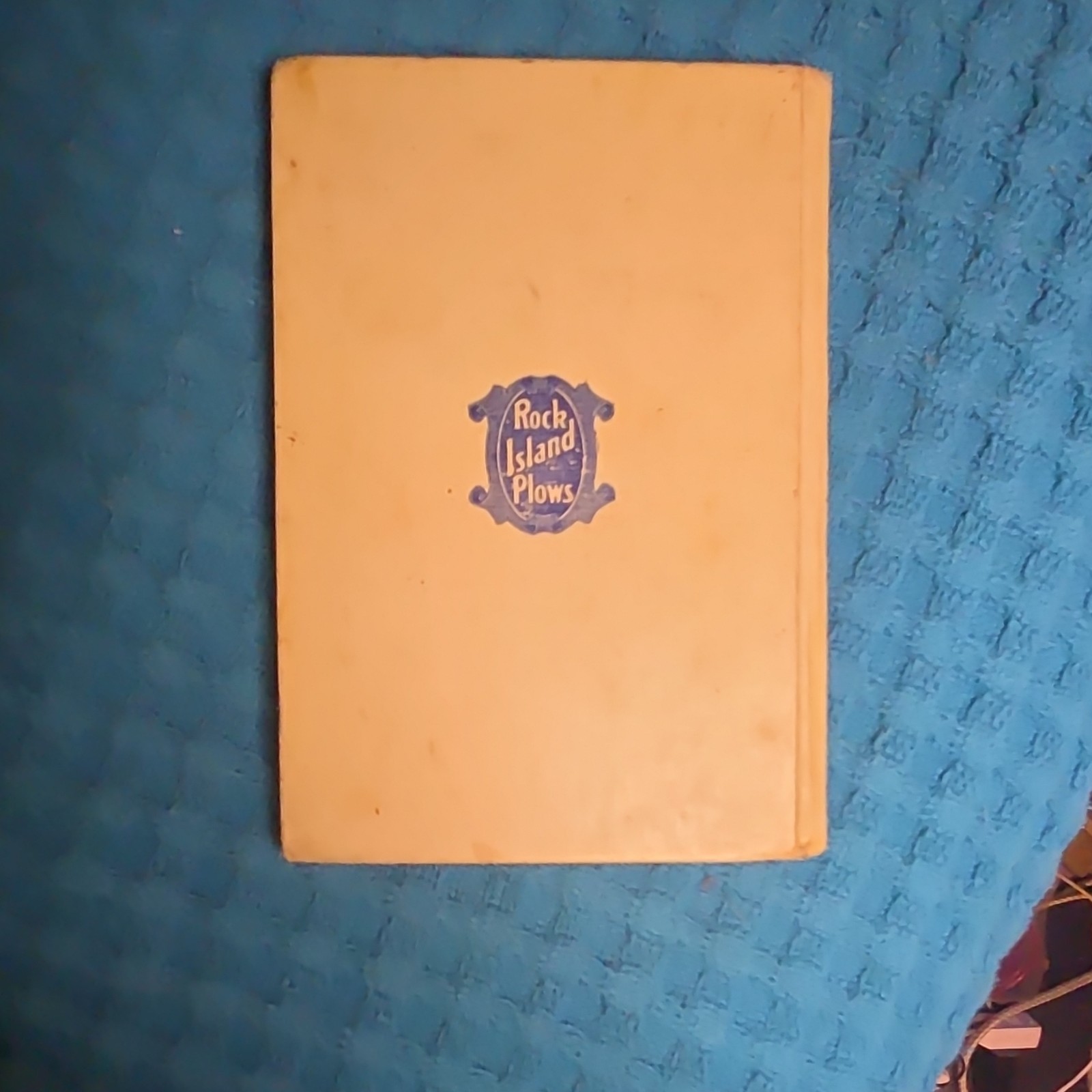 Rock Island Plow Co. 1912 Original Agriculture Advertising Book Collectible