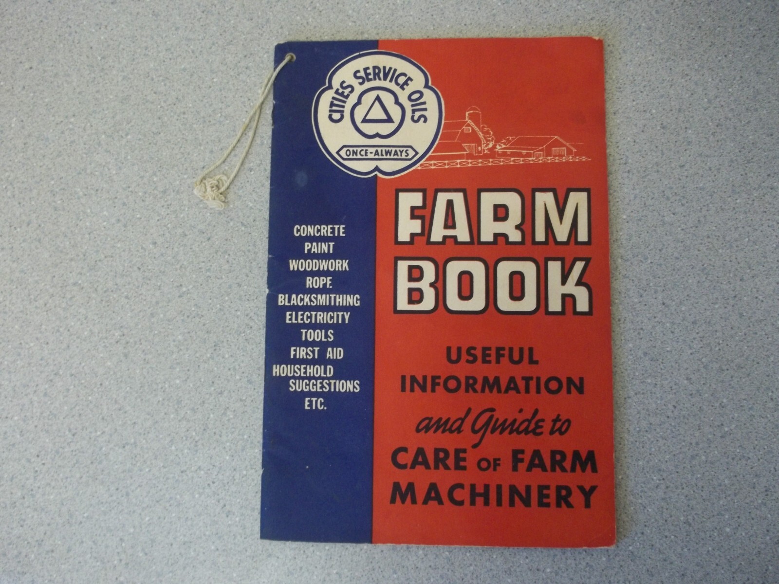 Cities Service Oils Farm Book 1943 Machinery Farm Guide booklet