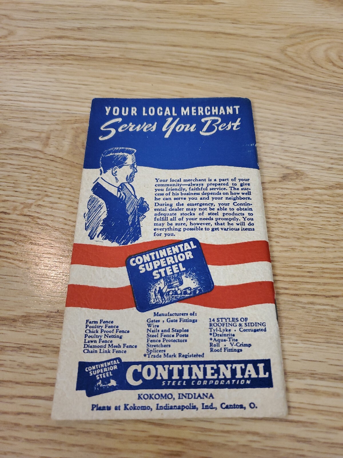 VTG 1943 Continental Farm And Livestock Record Book Lee Center Illinois