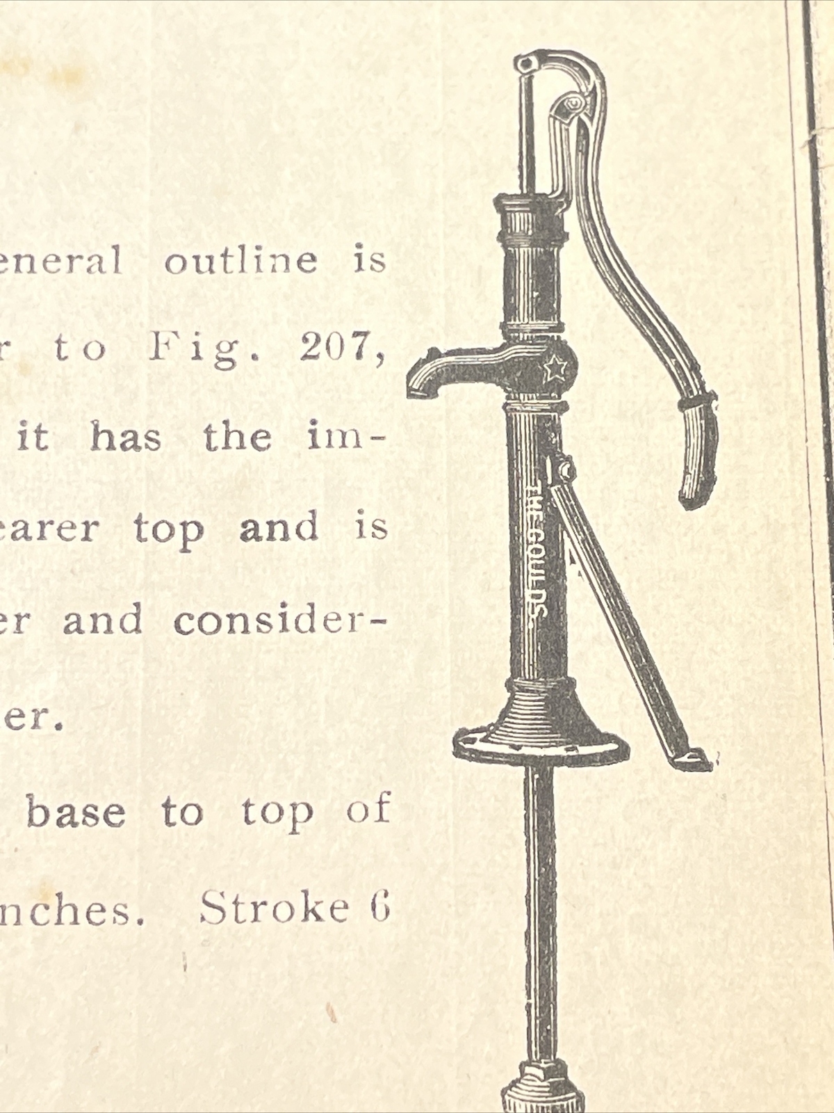 1891 Baldwin – Goulds Star Water Well Pump – Farm Advertising – New Orleans