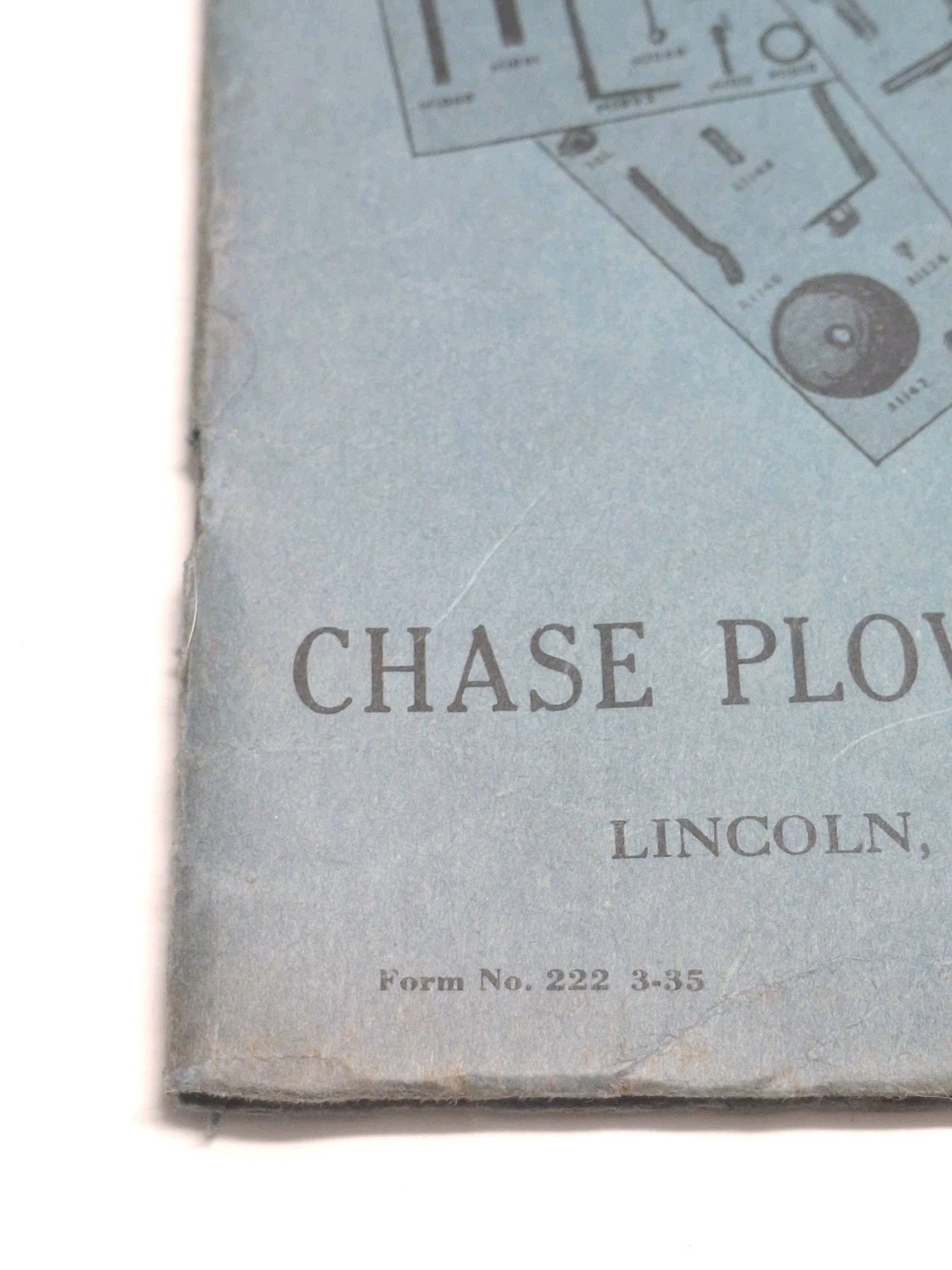 Chase General Repair List Plow Company Lincoln Nebraska Farm Booklet 1935
