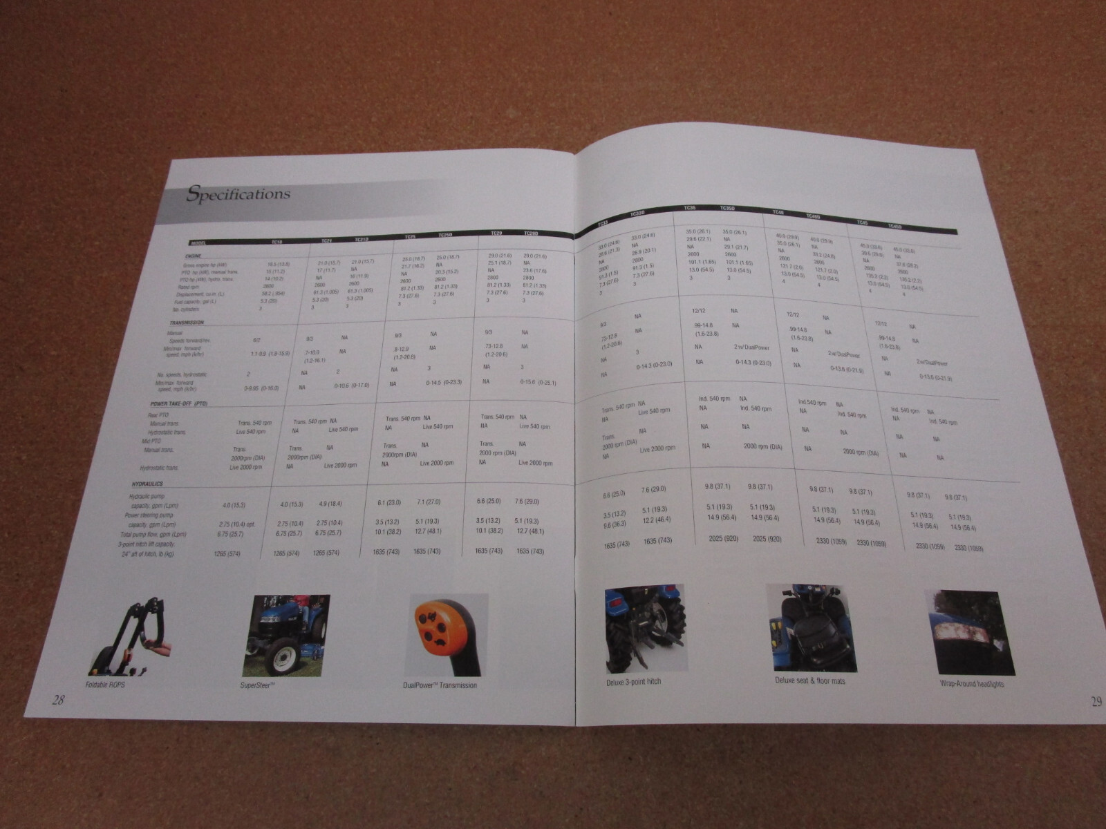 2000 Ford Tractor Boomer Compact Utility catalog sales brochure 32pg ORIGINAL