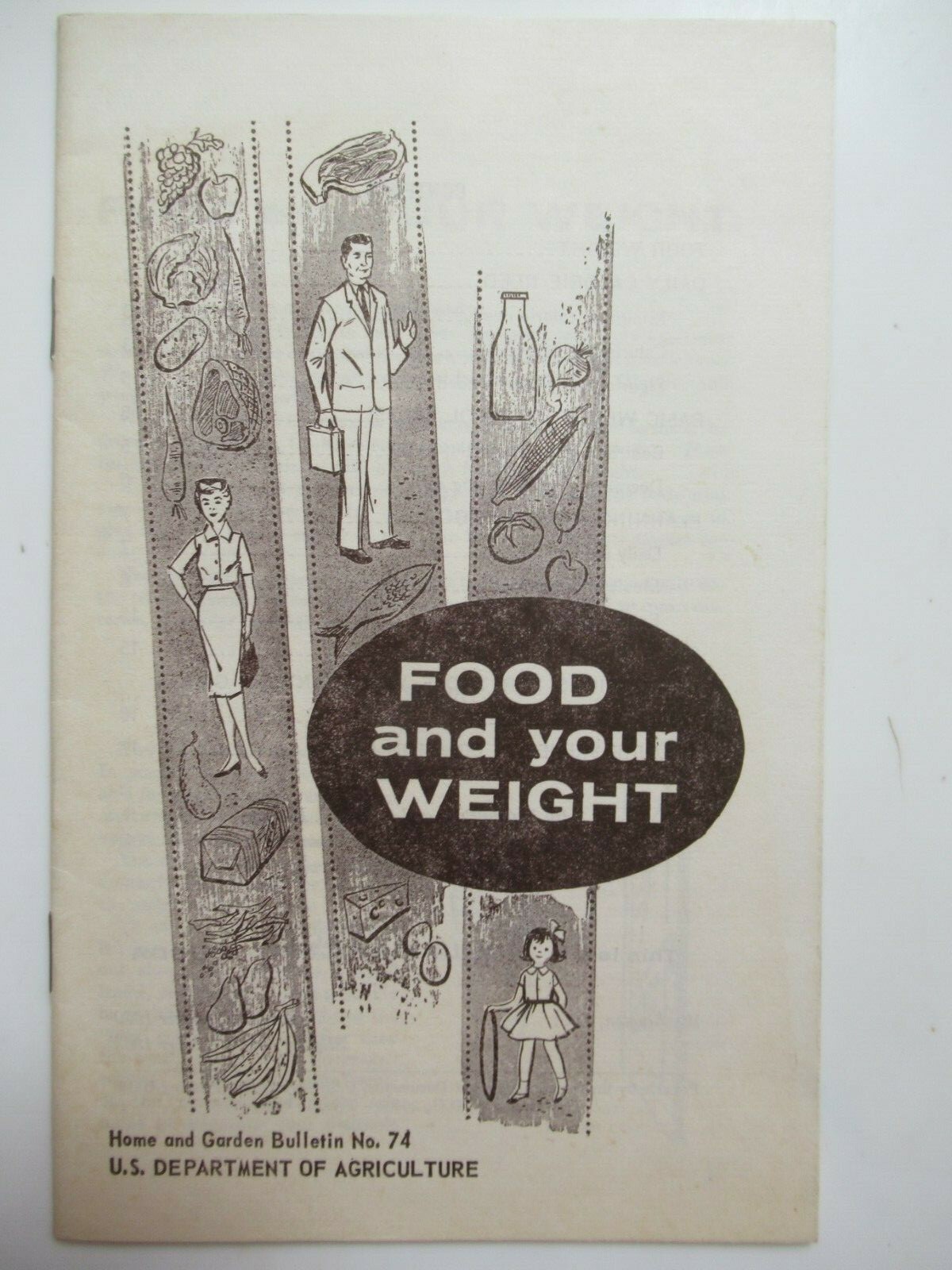 Vintage 1964 Food and Your Weight Booklet 74 – U.S. Department of Agriculture
