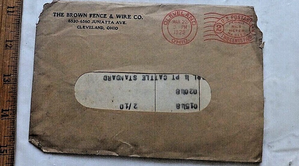 1929 Brown Fence & Wire Co. Sales Brochures. Fences, Paints, etc. Cleveland Ohio