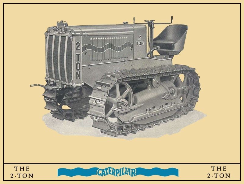 1925 Cat Two Ton Tractor NEW METAL SIGN: 12×16&Prime; Free Shipping
