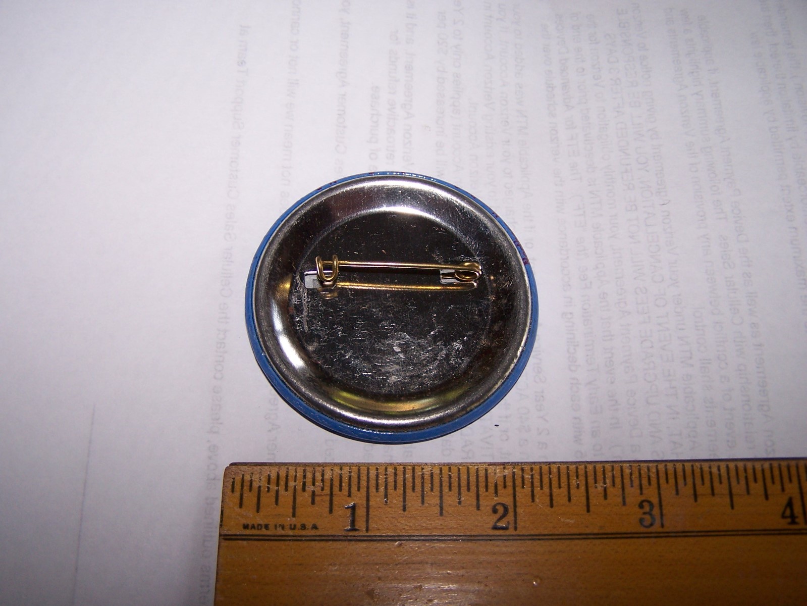 1975 Tri State Gasoline Engine & Tractor Show Pinback PORTLAND INDIANA