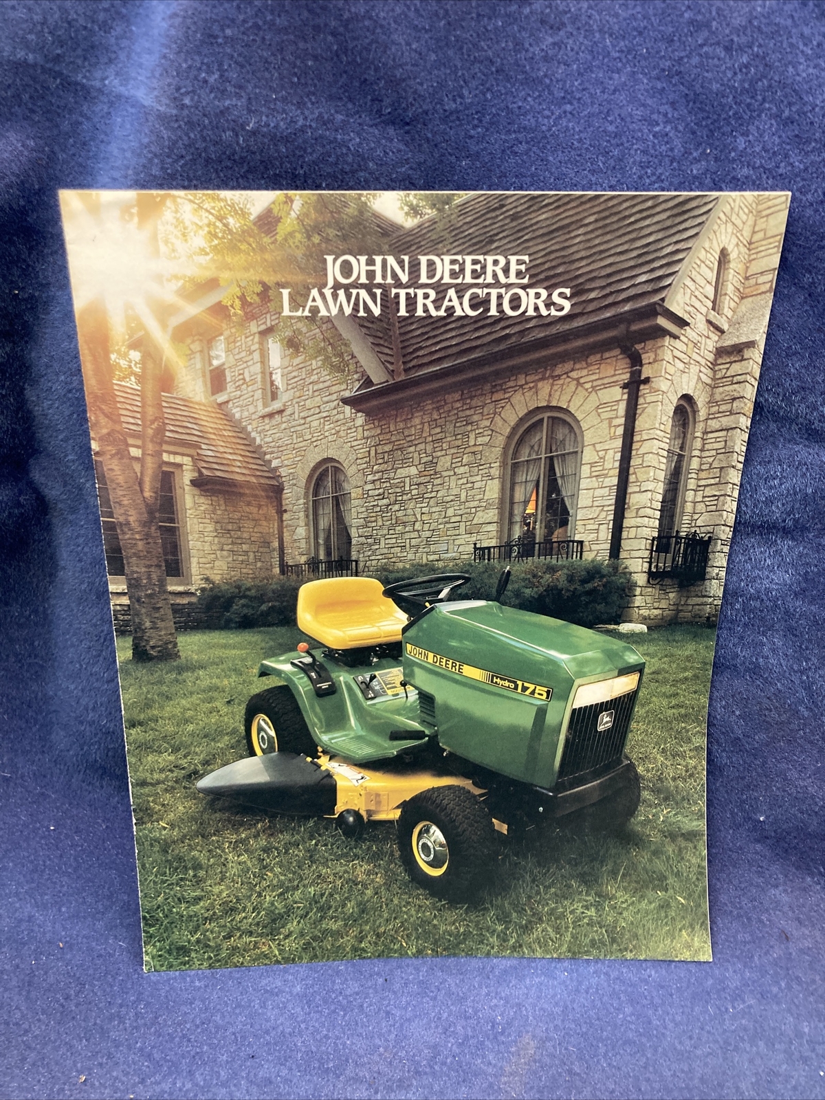 John Deere Lawn Tractors For 1987 Brochure