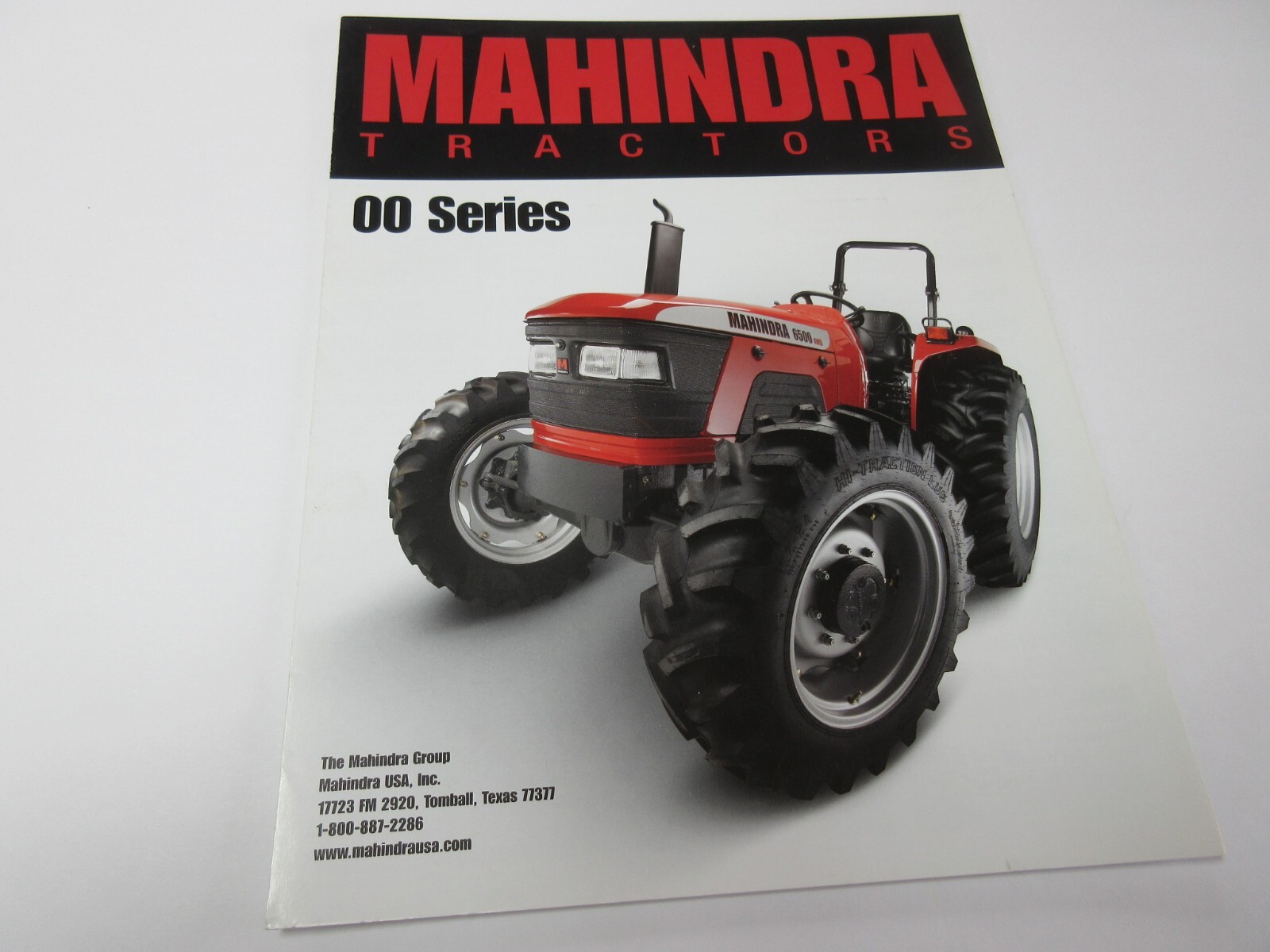 Mahindra 00 Series Tractor Brochure 6 Page