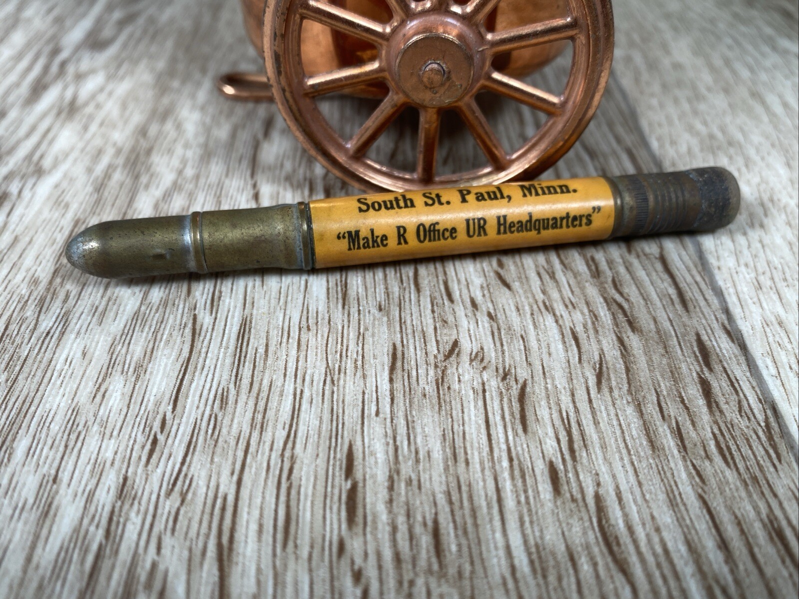 Vintage Live Stock Adversing Bullet Pencil Northwestern Commission Co.