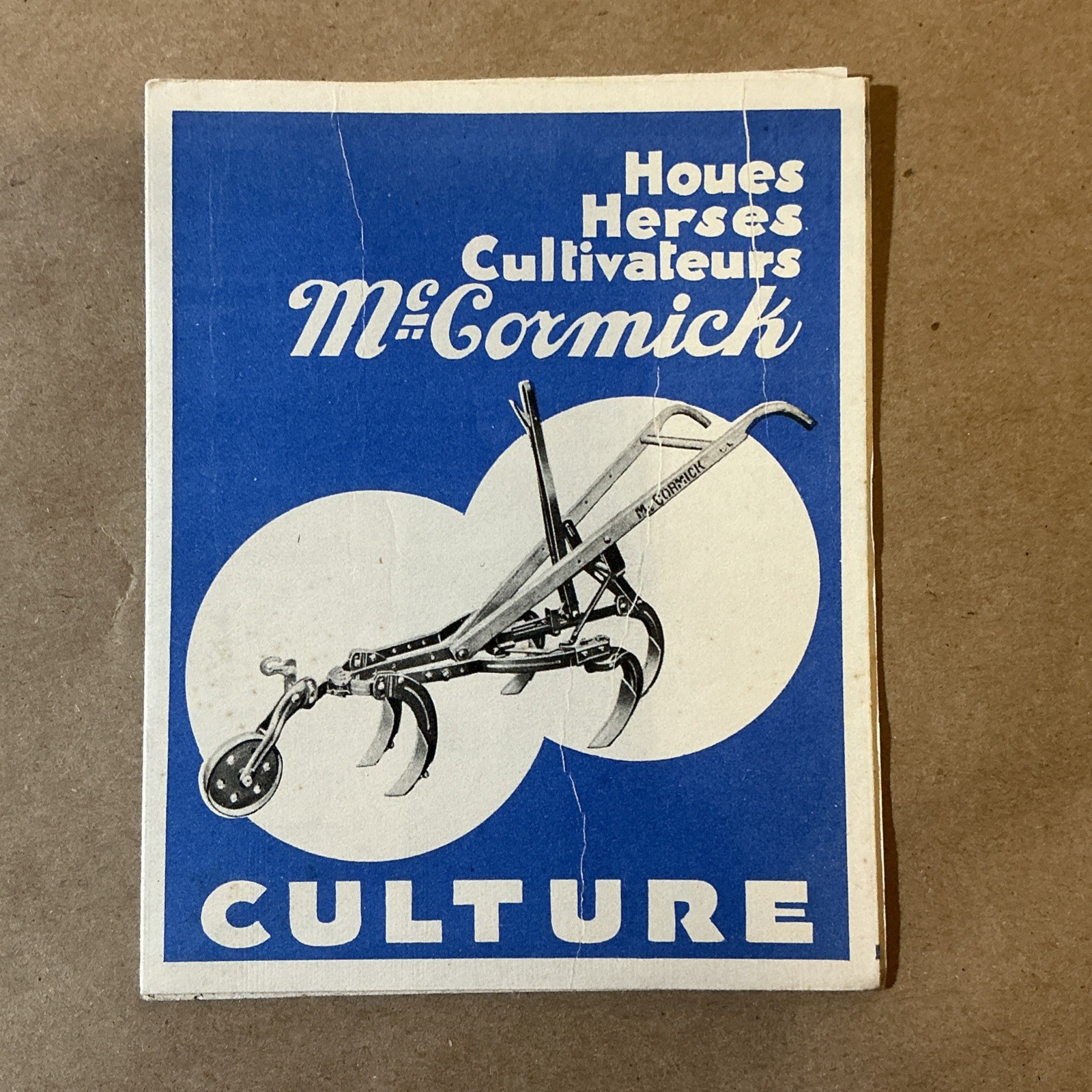 Group Of 7 French McCormick Deering Brochures As Is INV-P0904