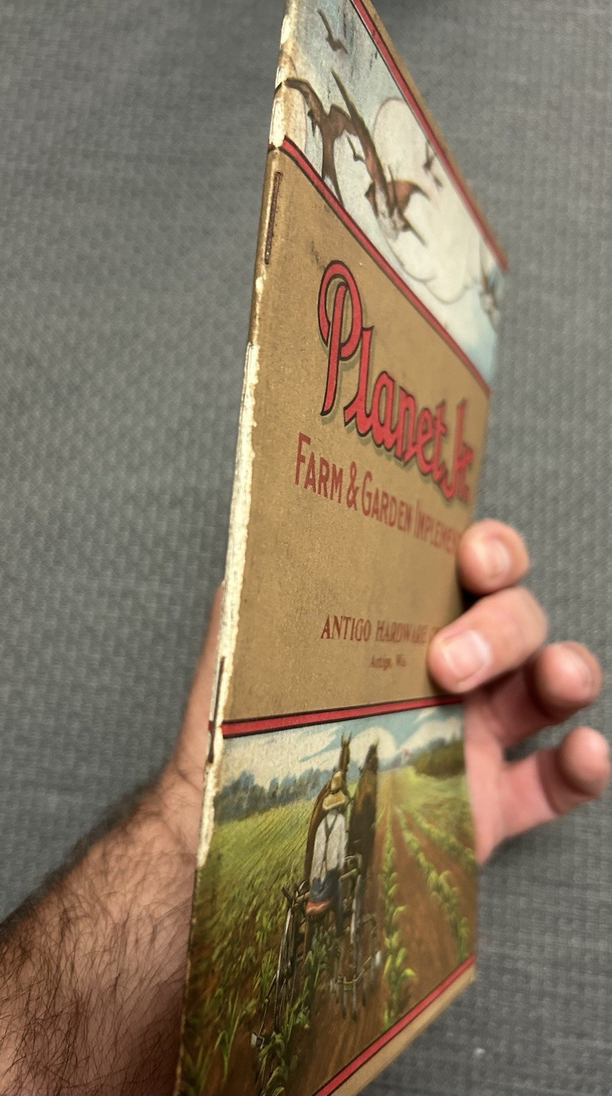 1912 Planet Jr Catalog- Original Old Stock From Turn Of Century Hardware Store