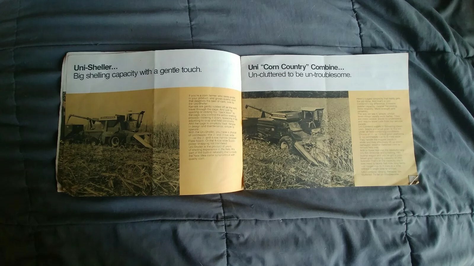 VINTAGE 60&rsquo;s NEW IDEA CORN HARVESTING EQUIPMENT ADVERTISING CATALOG TRACTOR