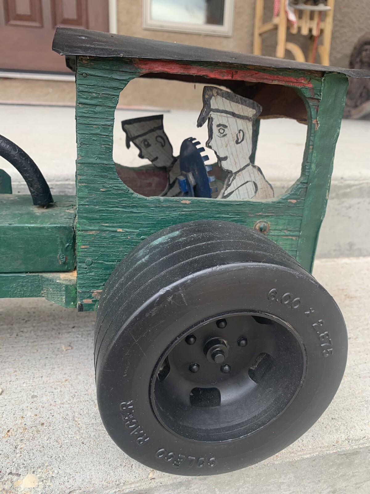 Vintage Rumley Oil Pull Tractor Oil Folk Art Collectible Tractor